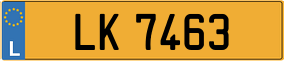 Truck License Plate